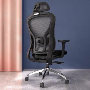 Ergonomic Mesh Office Chair with 4D Armrests and Adjustable Seat Depth